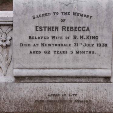 KING Esther Rebecca -1930