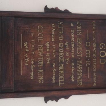 7. Memorials inside the church