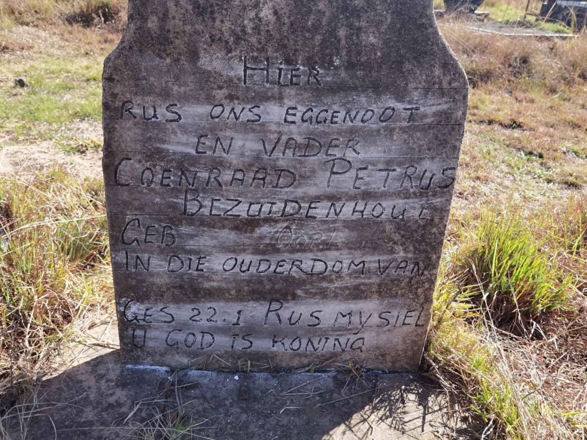 BEZUIDENHOUT Coenraad Petrus