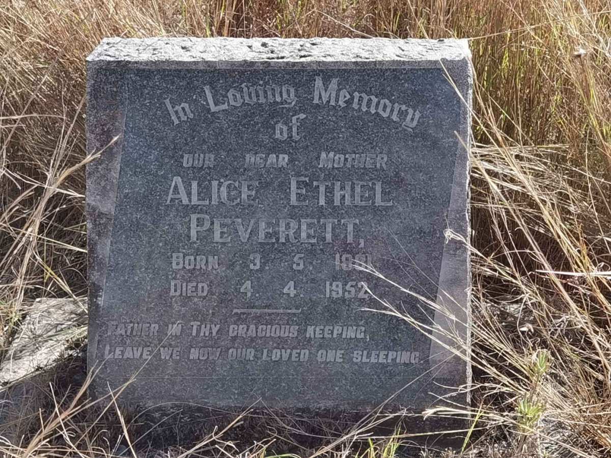 PEVERETT Alice Ethel 1881-1952