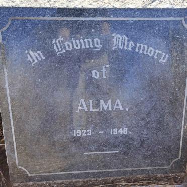 CURRIN Alma 1923-1948