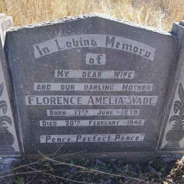 WADE Florence Amelia 1879-1946
