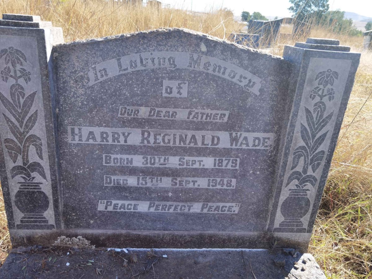 WADE Harry Reginald 1879-1948