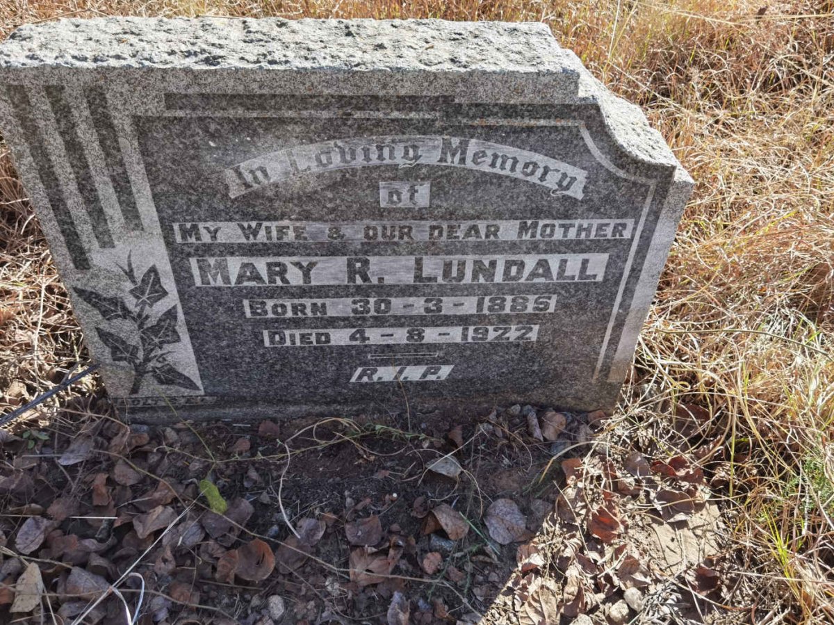 LUNDALL Mary R. 1885-1922