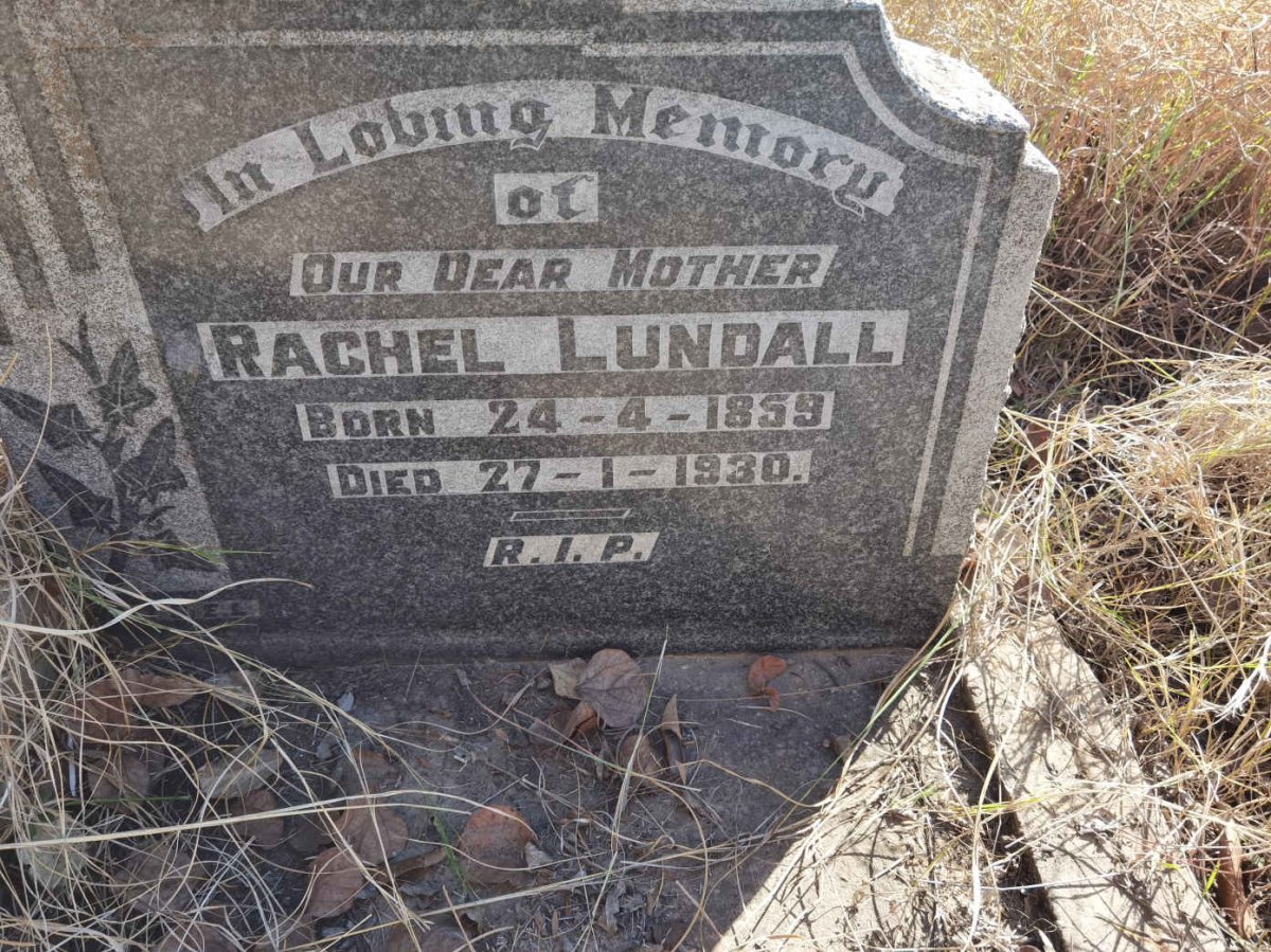 LUNDALL Rachel 1859-1930