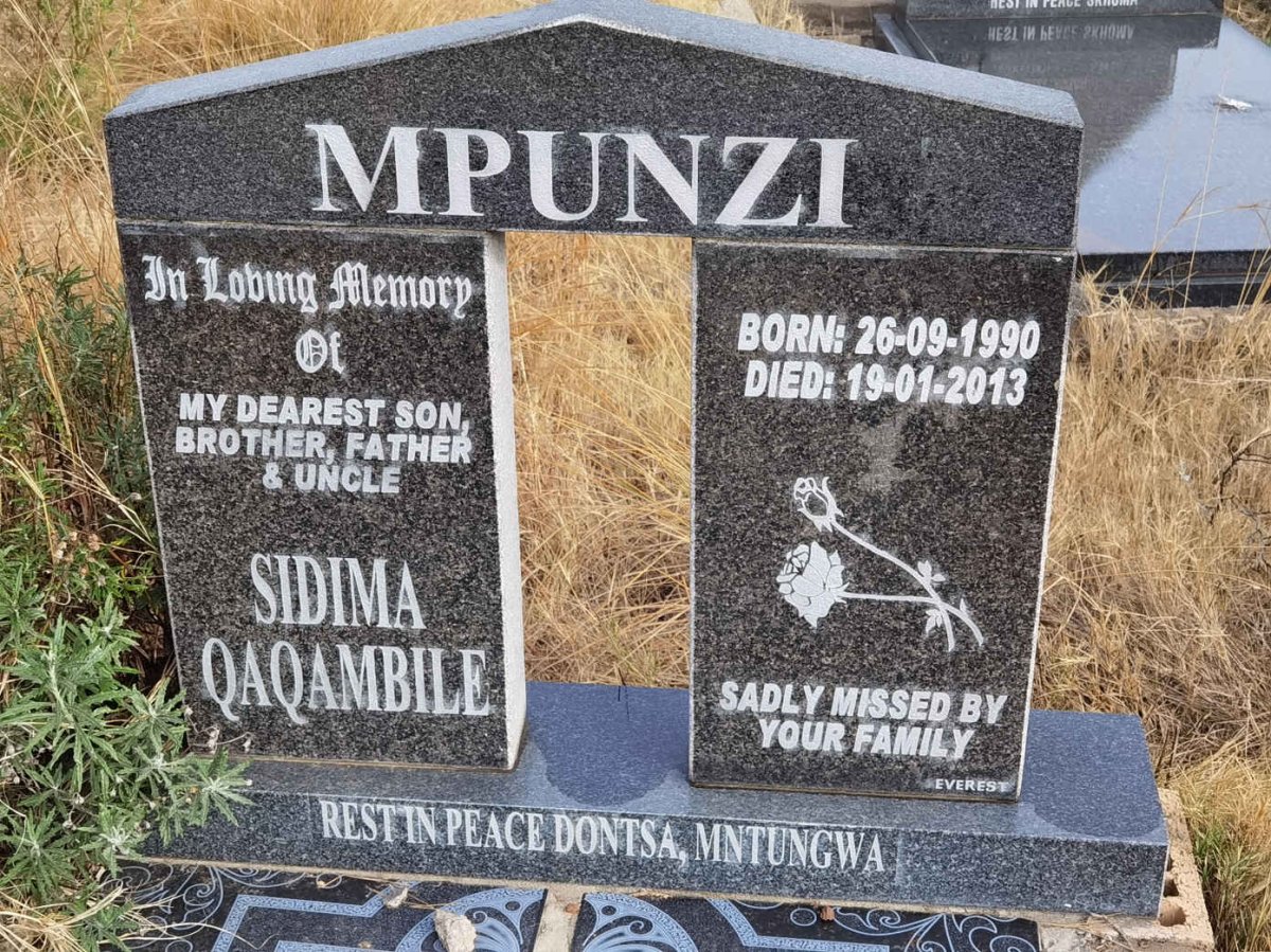 MPUNZI Sidima Qaqambile 1990-2013