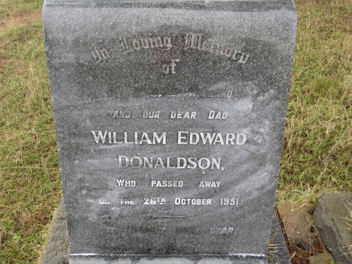 DONALDSON William Edward -1951