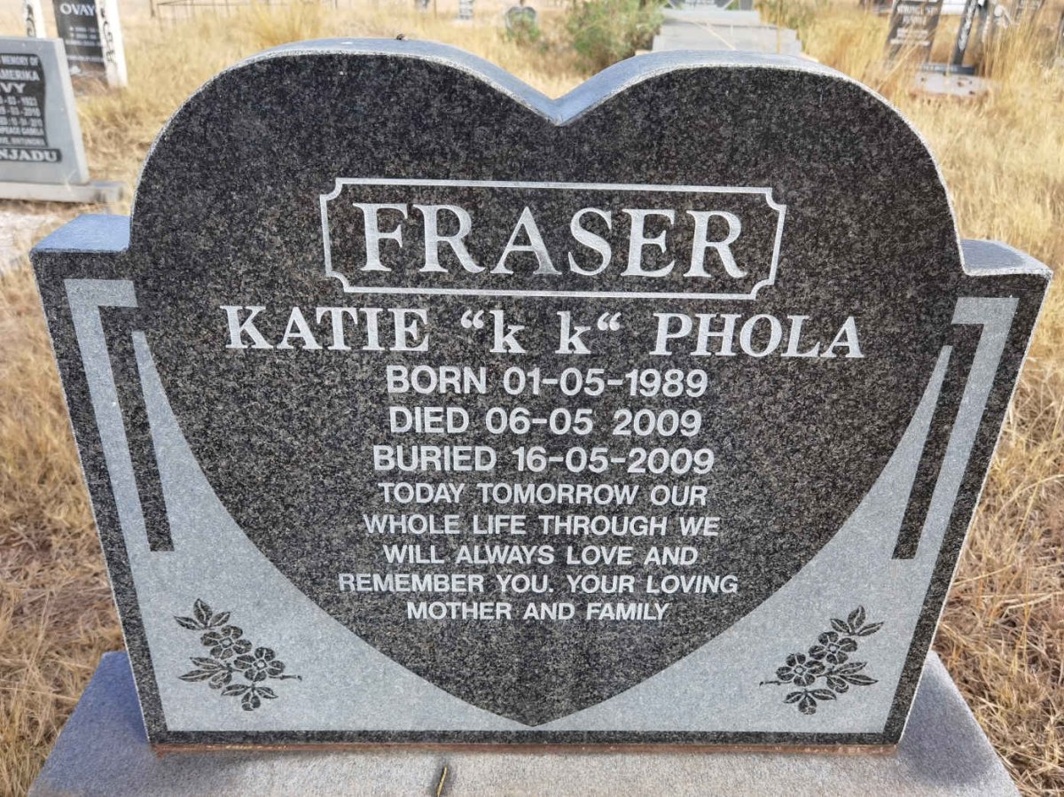 FRASER Katie Phola 1989-2009