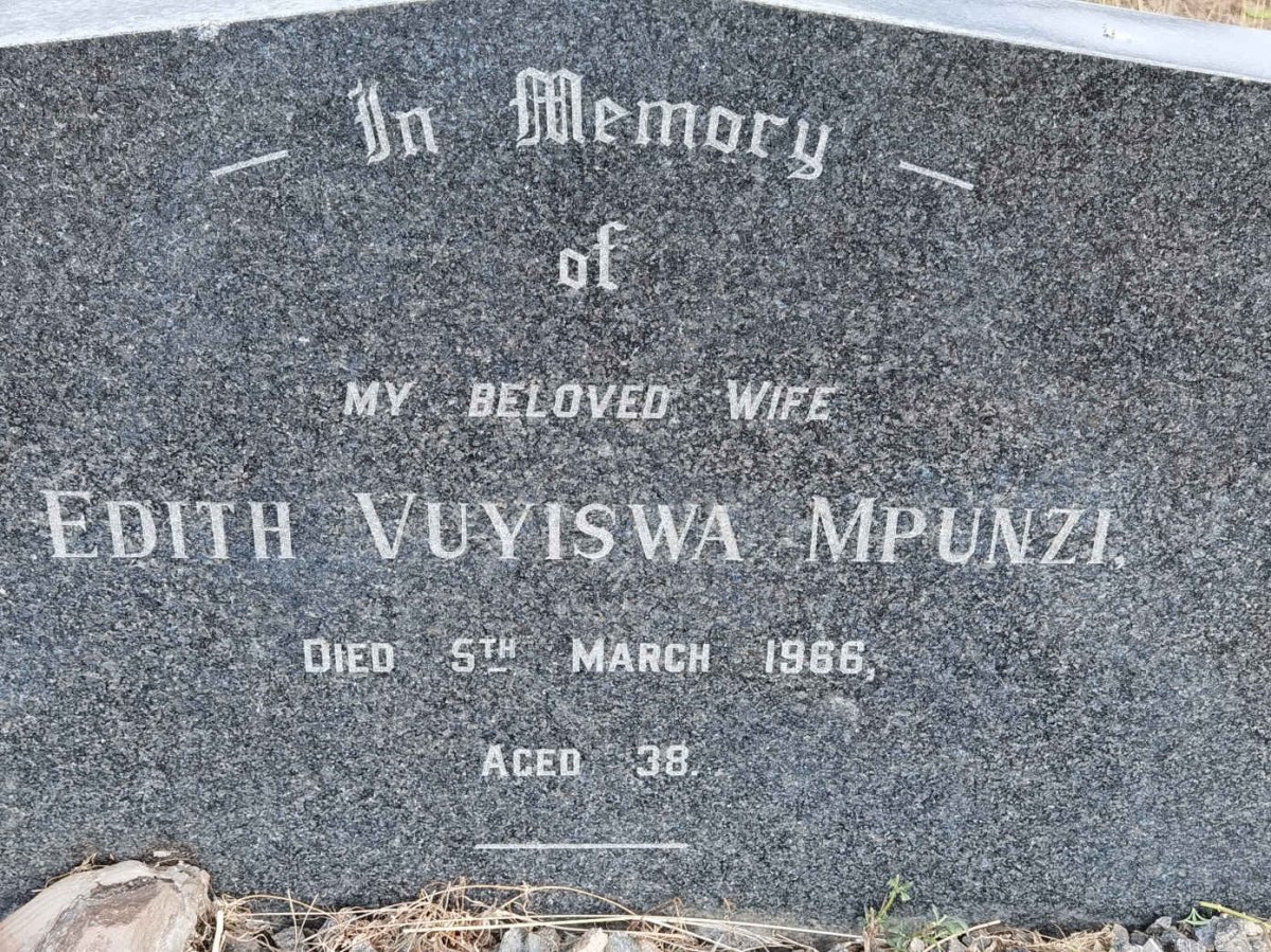 MPUNZI Edith Vuyiswa -1966