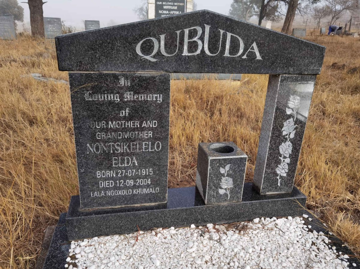 QUBUDA Nontsikeleo Elda 1915-2004