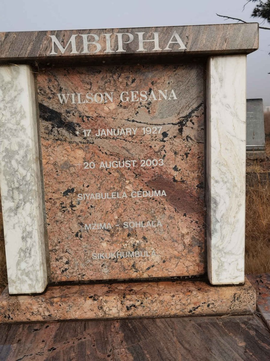 MBIPHA Wilson Gesana 1927-2003