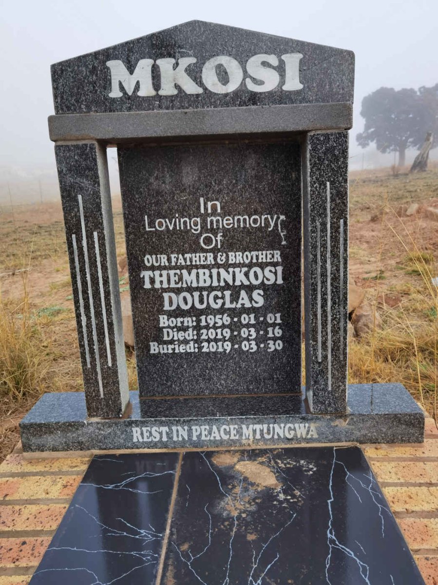 MKOSI Thembinkosi Douglas 1956-2019