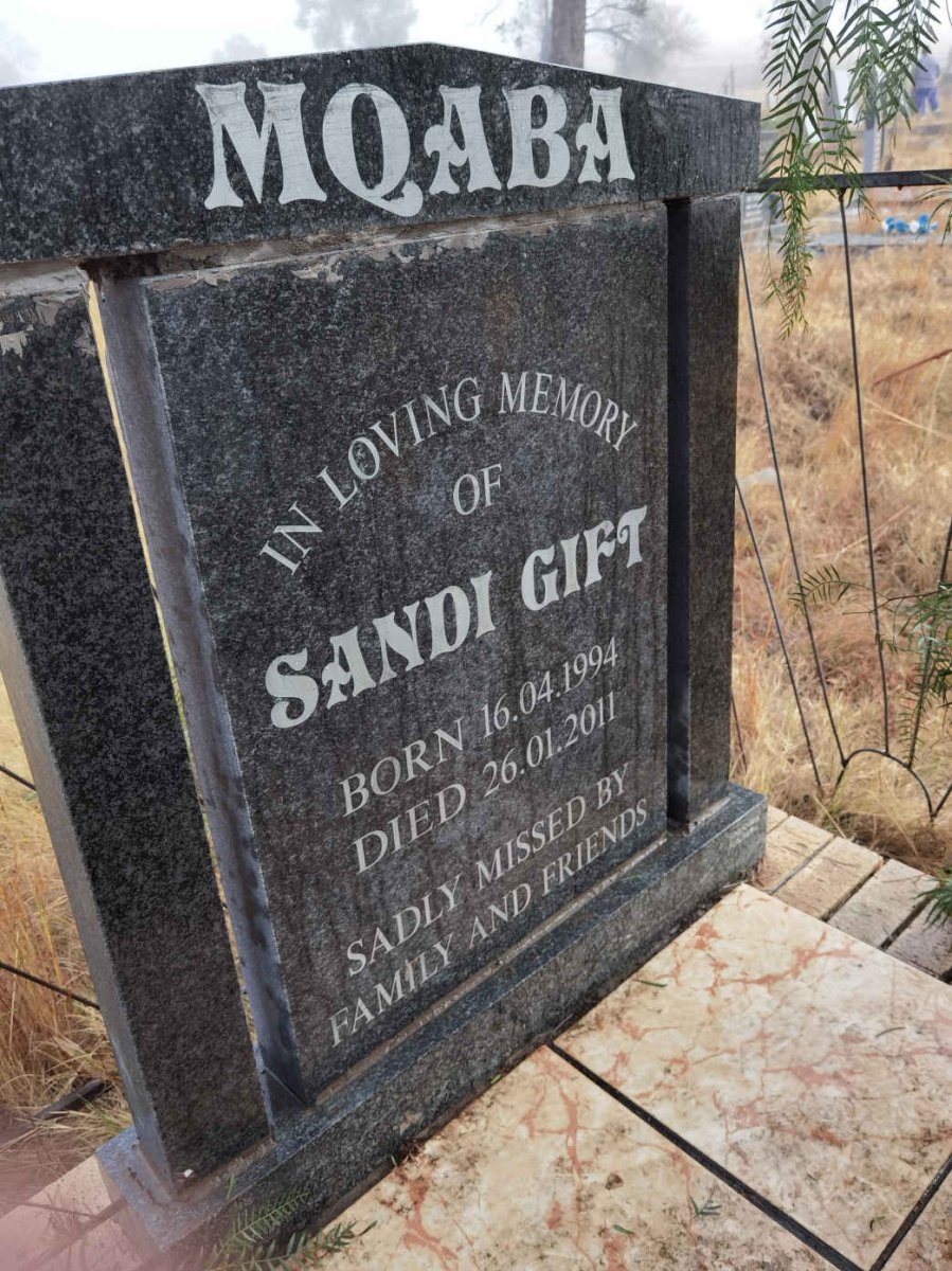 MQABA Sandi Gift 1994-2011