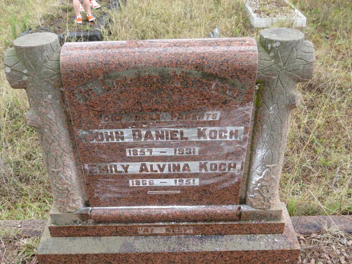 KOCH John Daniel 1857-1931 &amp; Emily Alvina 1866-1951