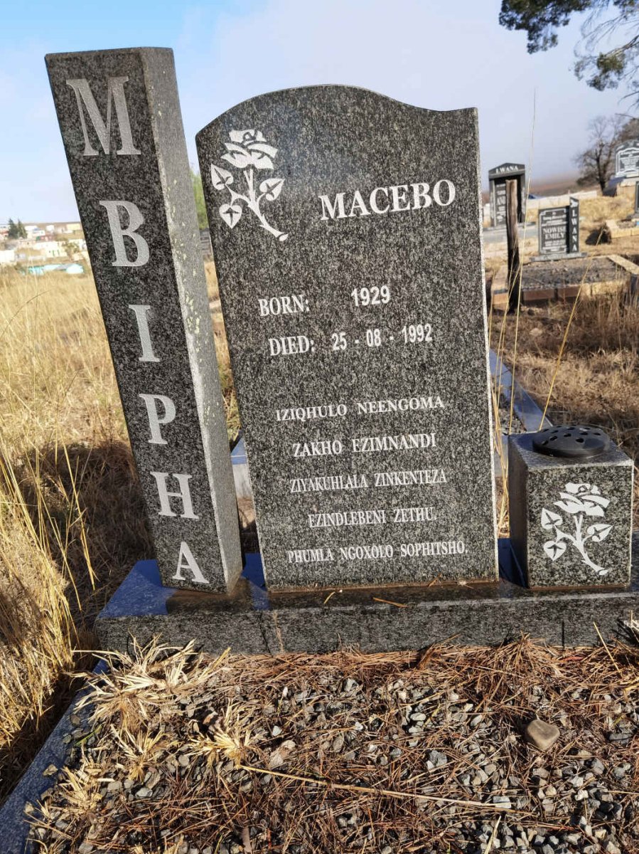 MBIPHA Macebo 1929-1992