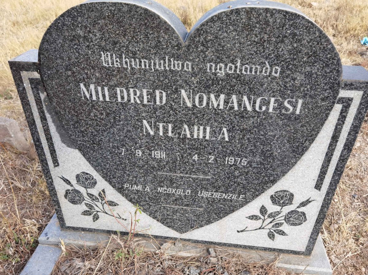 NTLAHLA Midred Nomangesi 1911-1976