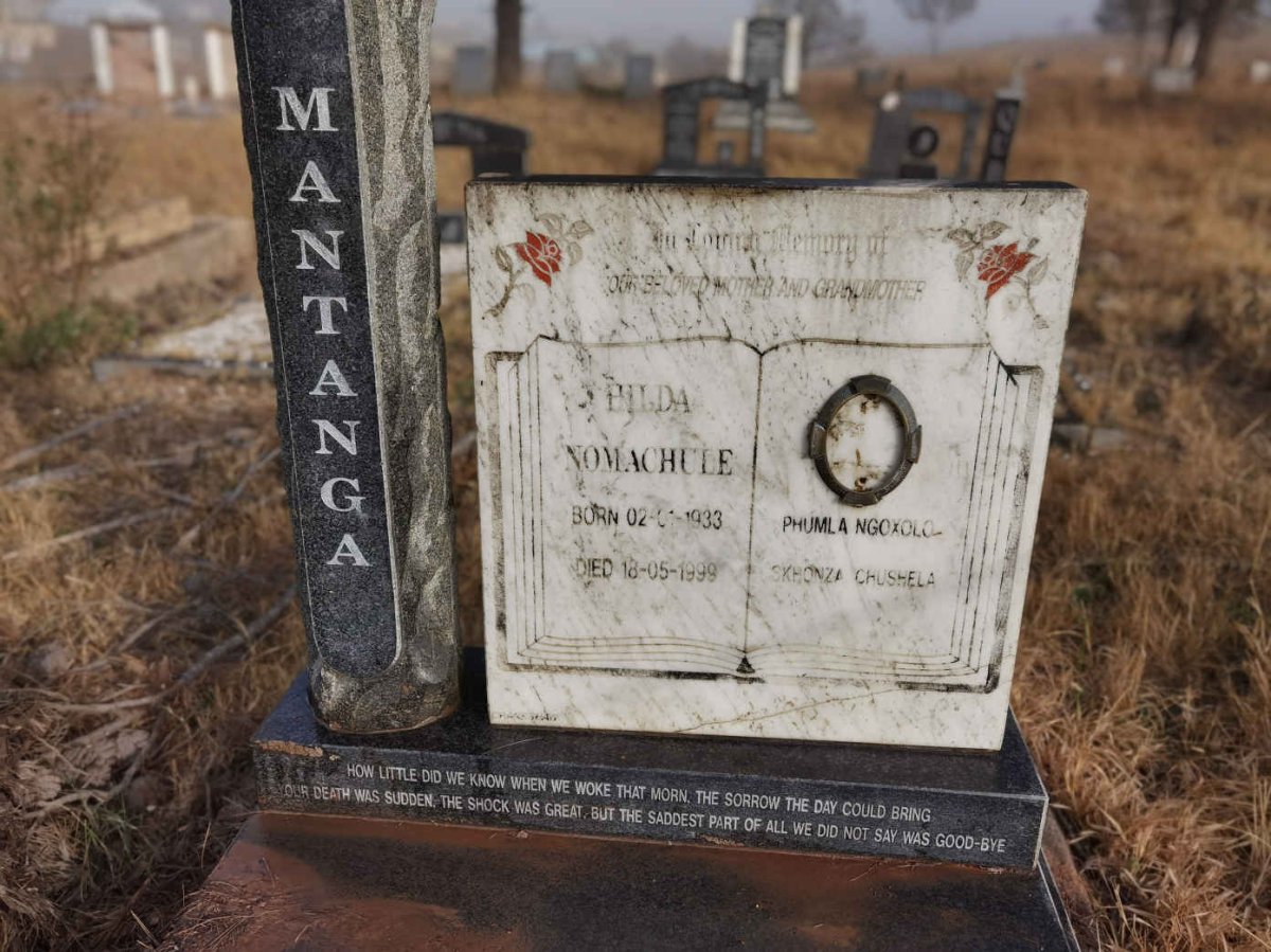 MANTANGA Hilda Nomachule 1933-1999