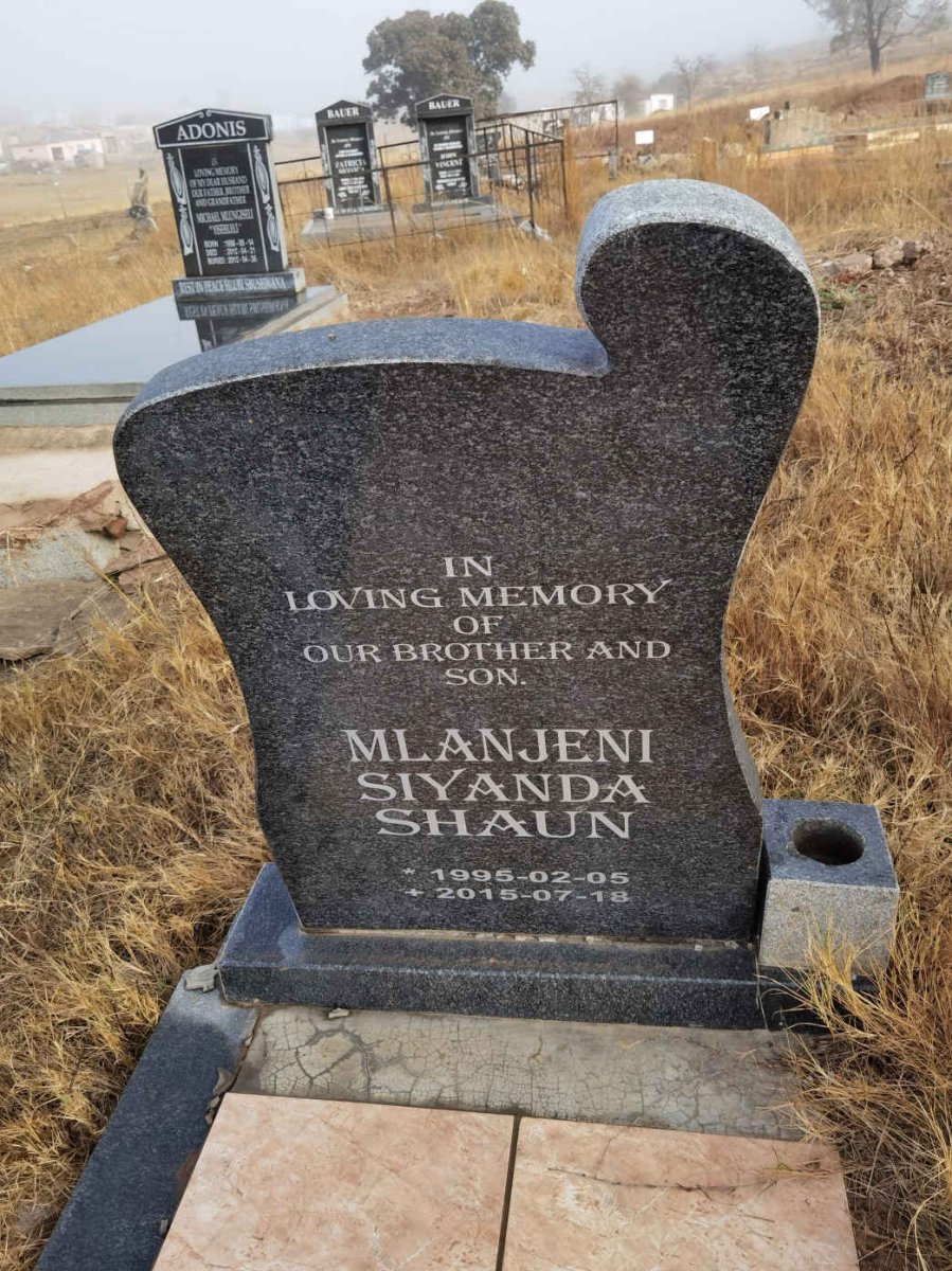 MLANJENI Siyanda Shaun 1995-2015