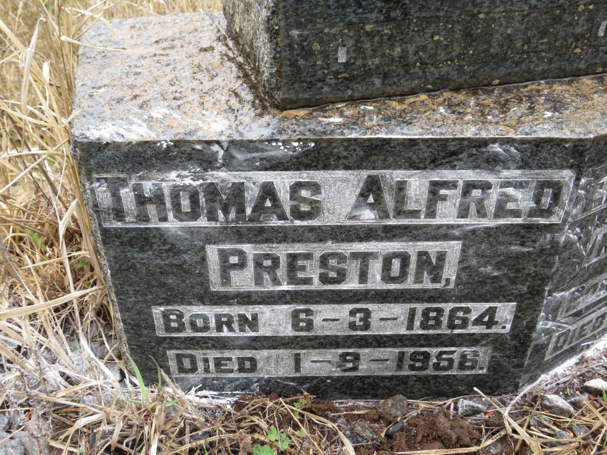PRESTON Thomas Alfred 1864-1956 &amp; Ellen COGHLAN 1880-1959