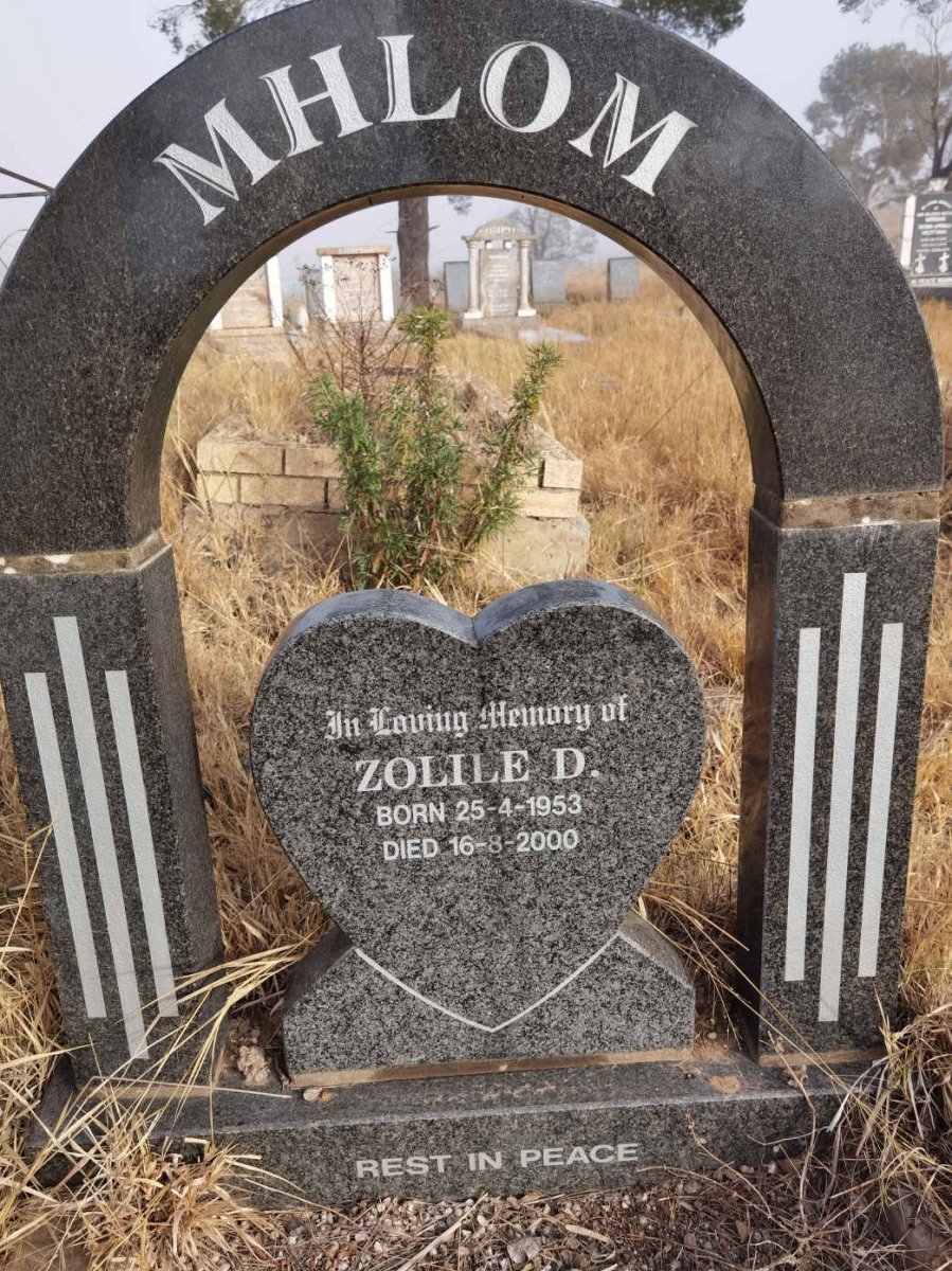 MHLOM Zolile D. 1953-2000
