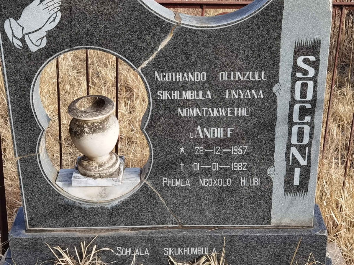 SOGONI Andile 1957-1982