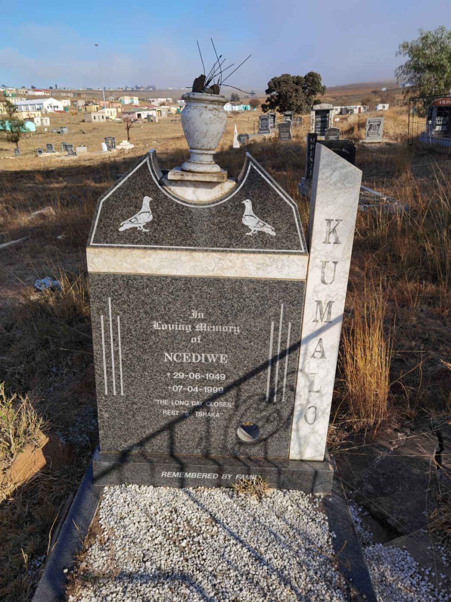 KUMALO Ncediwe 1949-1999