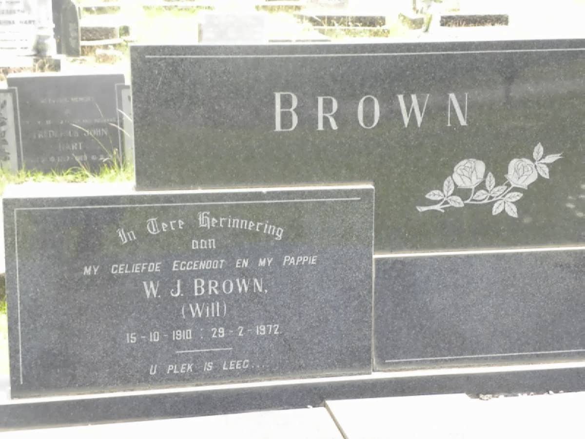 BROWN W.J. 1910-1972