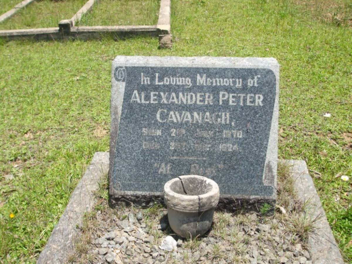 CAVANAGH Alexander Peter 1870-1924