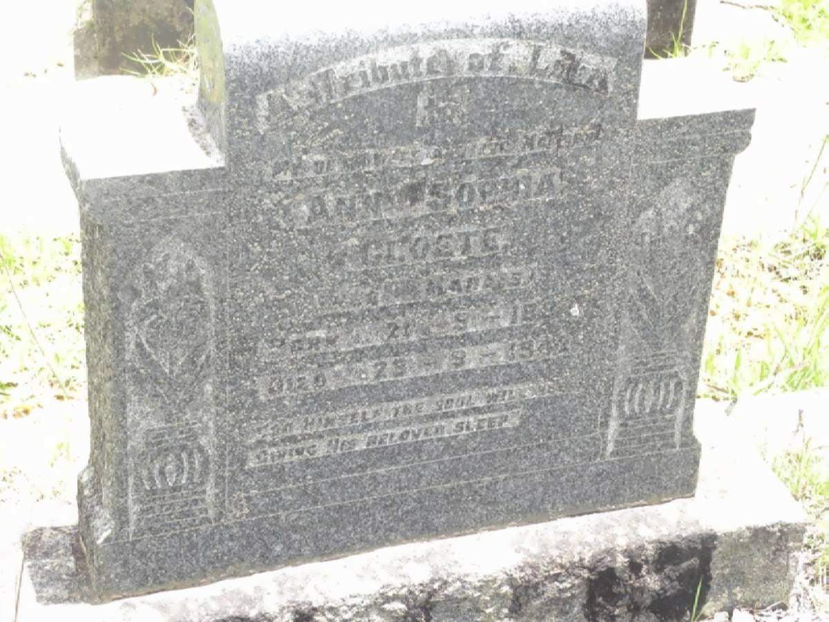 CLOETE Ann Sophia nee MARAIS 189?-1942