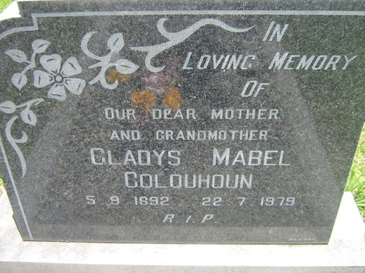 COLQUHOUN Gladys Mabel 1892-1979