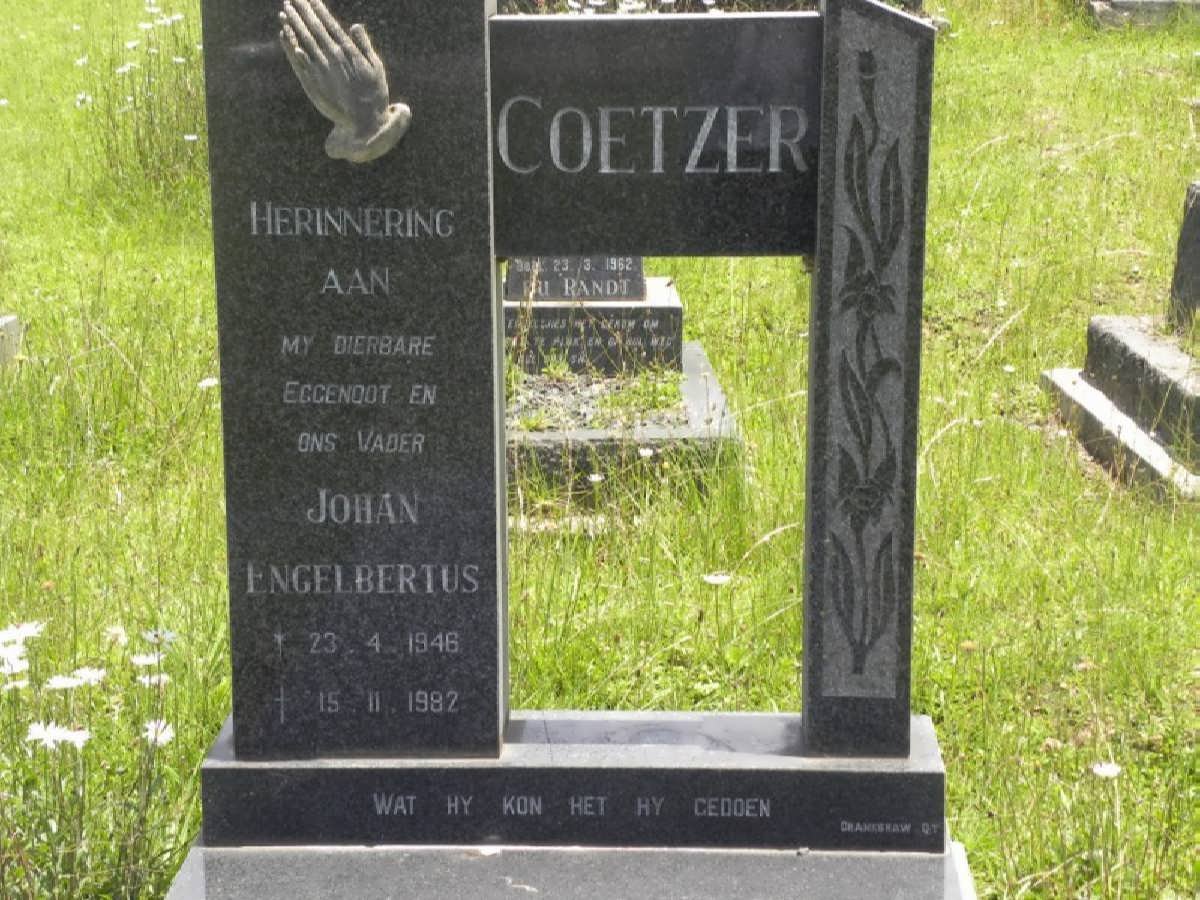 COETZER Johan Engelbertus 1946-1982