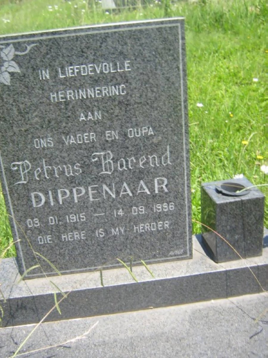 DIPPENAAR Petrus Barend 1915-1996