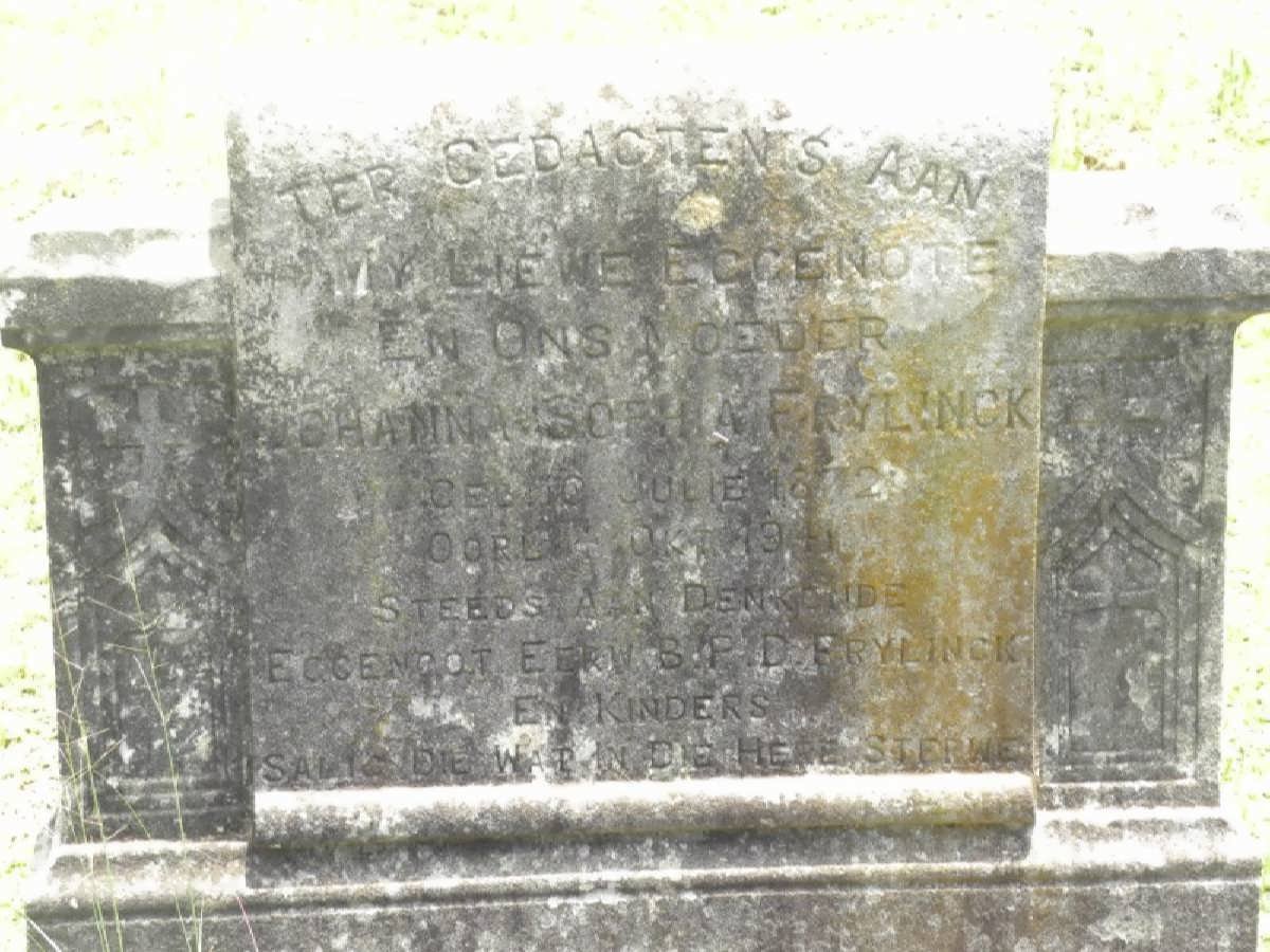FRYLINCK Johanna Sophia 1872-1941