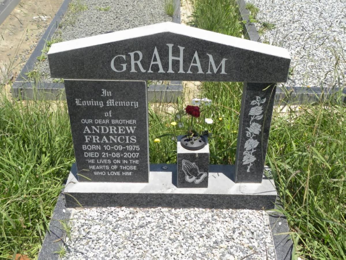 GRAHAM Andrew Francis 1975-2007