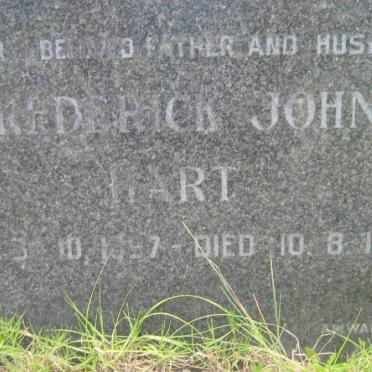 HART Frederick John 1897-1971