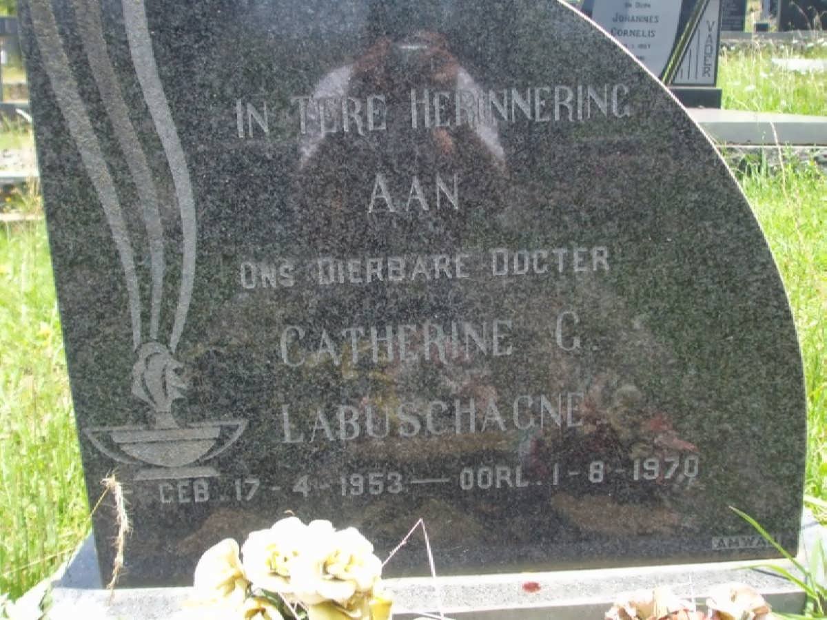 LABUSCHAGNE Catherine G. 1953-1970