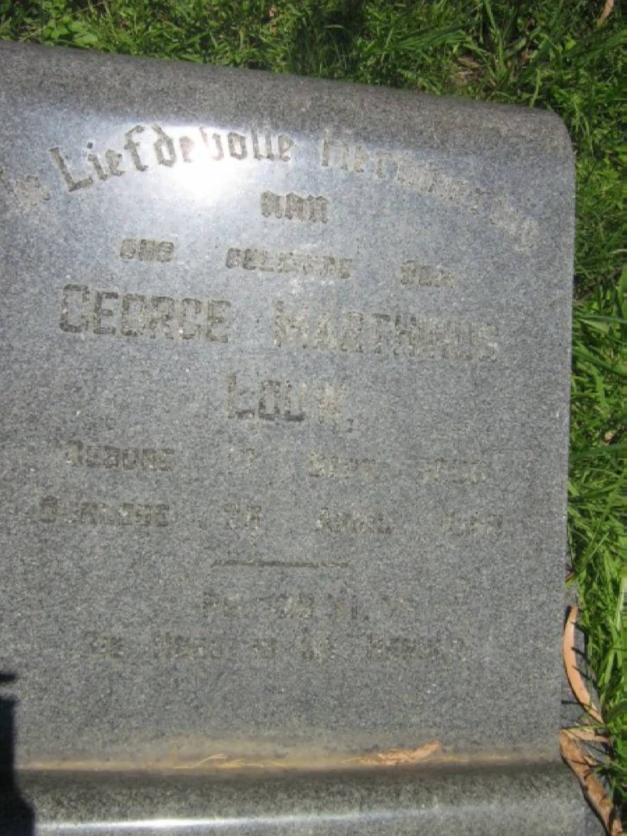LOUW George Marthinus