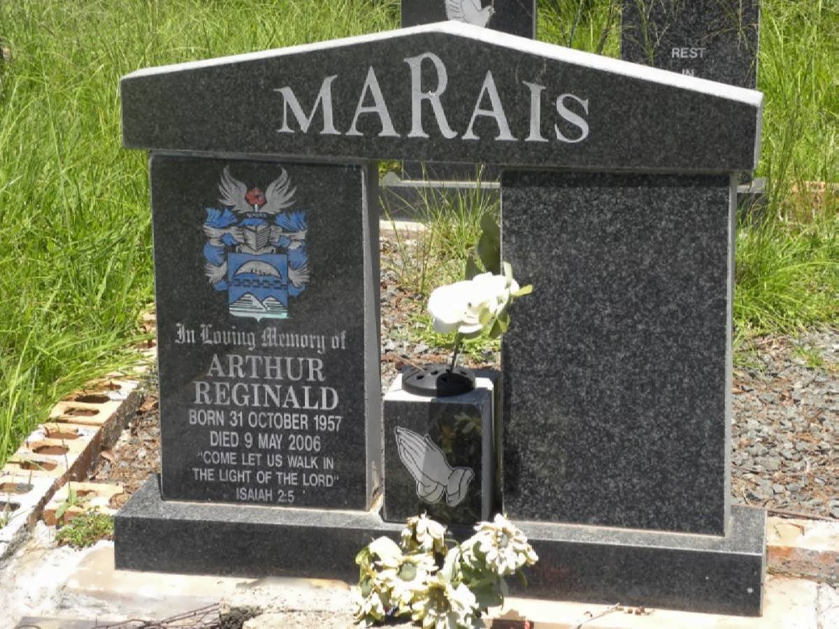 MARAIS Arthur Reginald 1957-2006