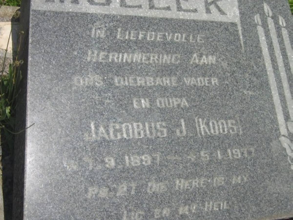 MULLER Jacobus J. 1897-1977