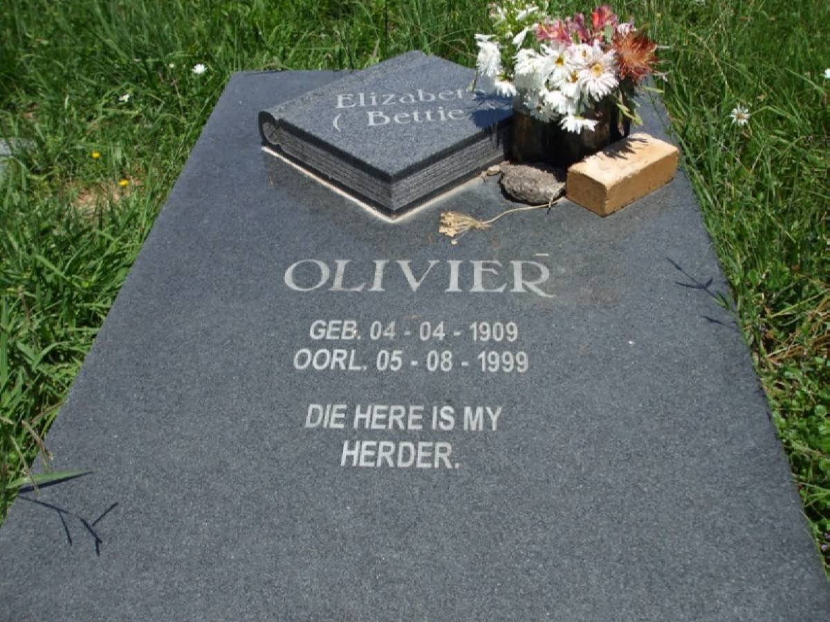 OLIVIER Elizabeth 1909-1999