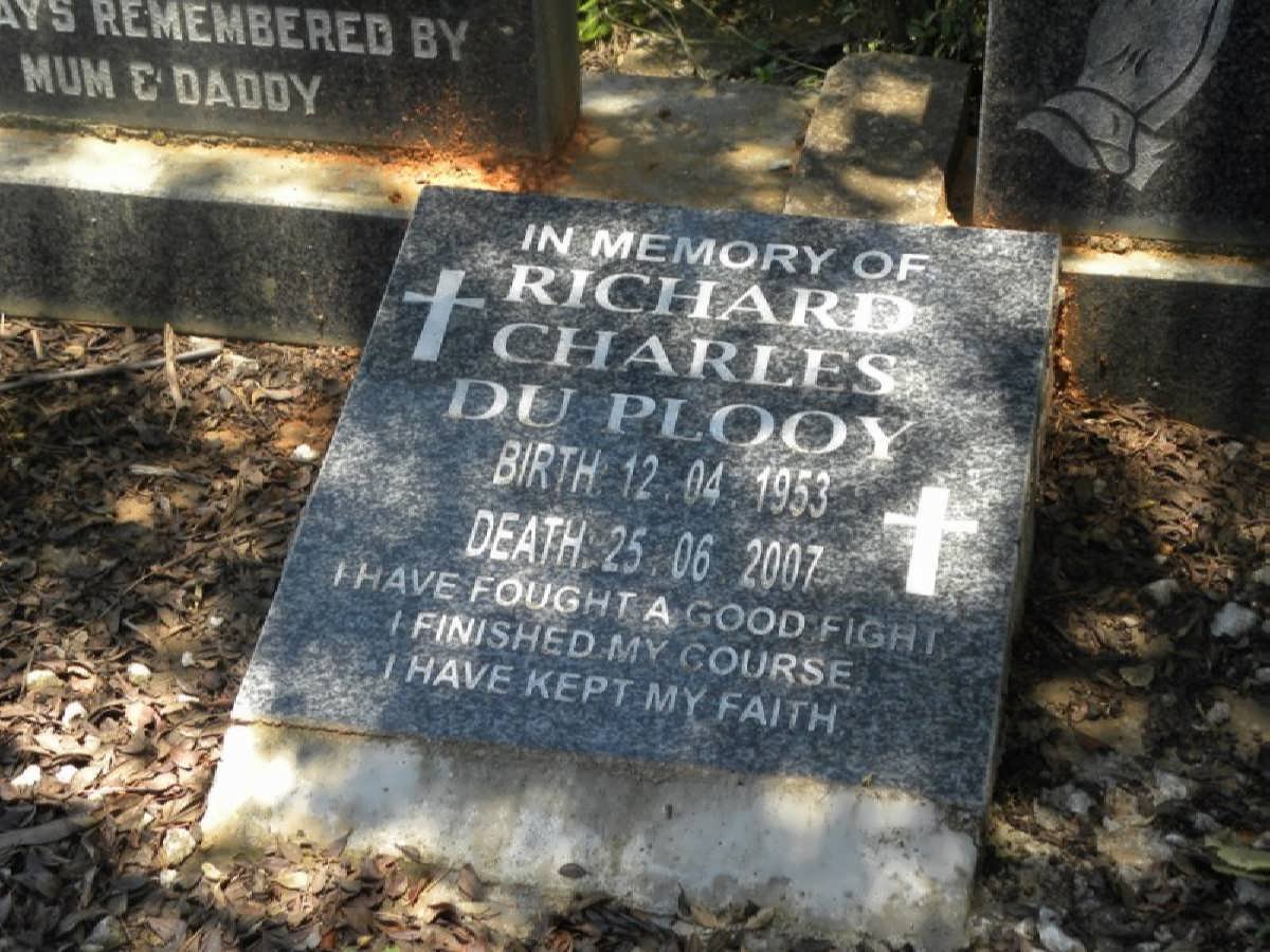 PLOOY Richard Charles, du 1953-2007