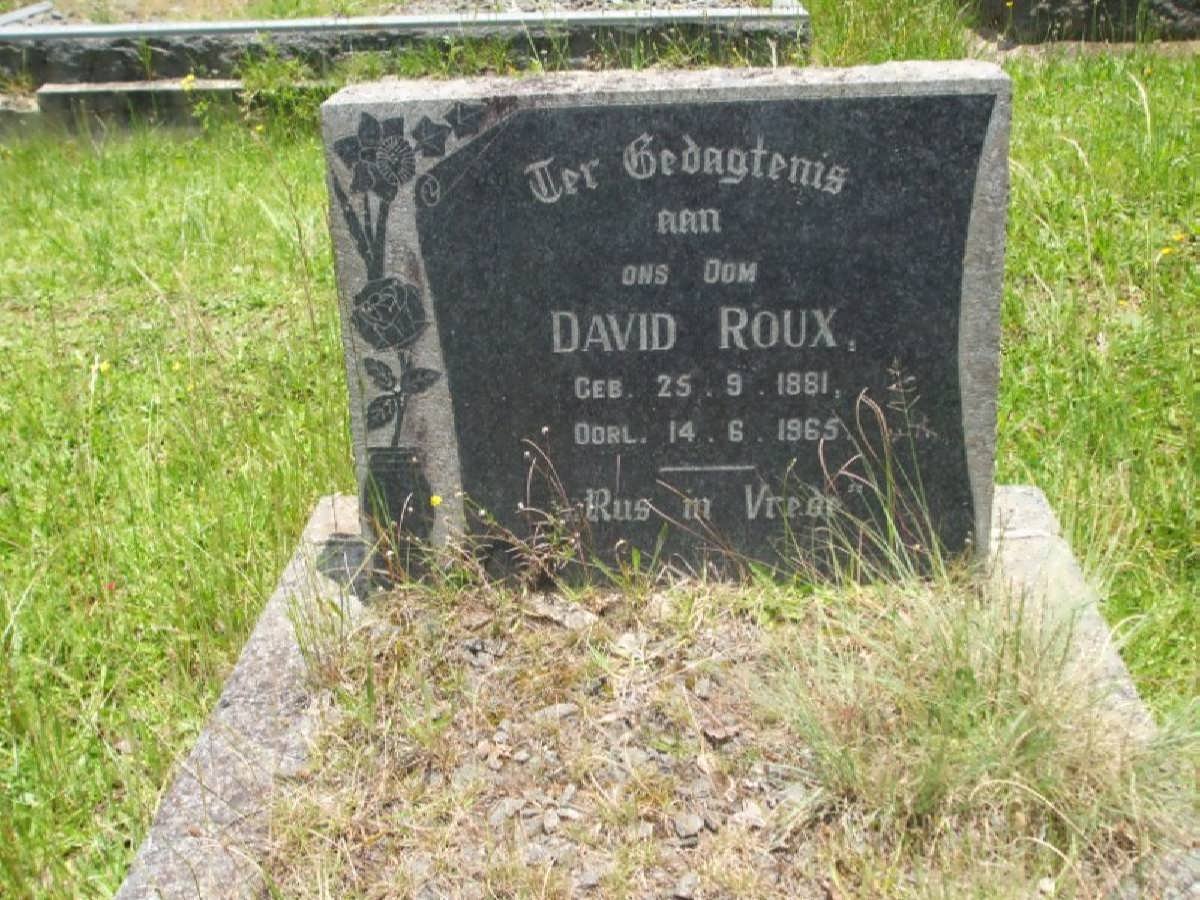 ROUX David 1881-1965