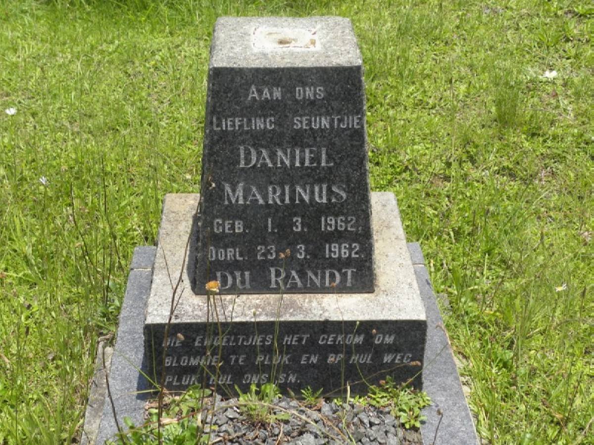 RANDT Daniel Marinus, du 1962-1962