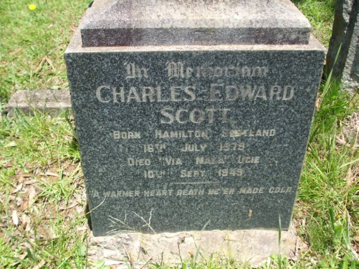 SCOTT Charles Edward 1879-1949