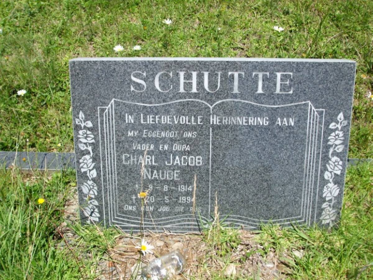 SCHUTTE Charl Jacob Naude 1914-1994