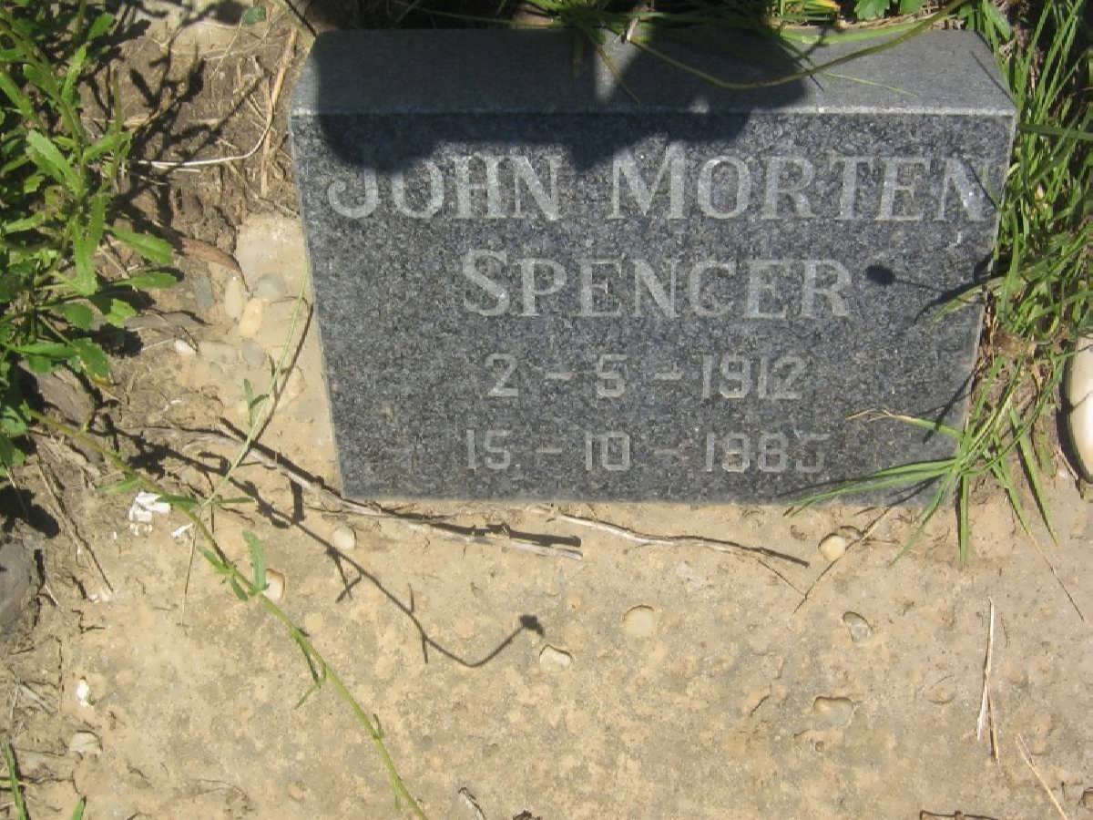 SPENCER John Morten 1912-1985