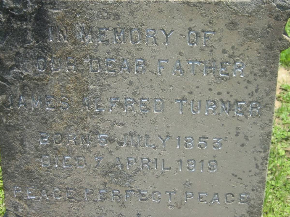 TURNER James Alfred 1853-1919