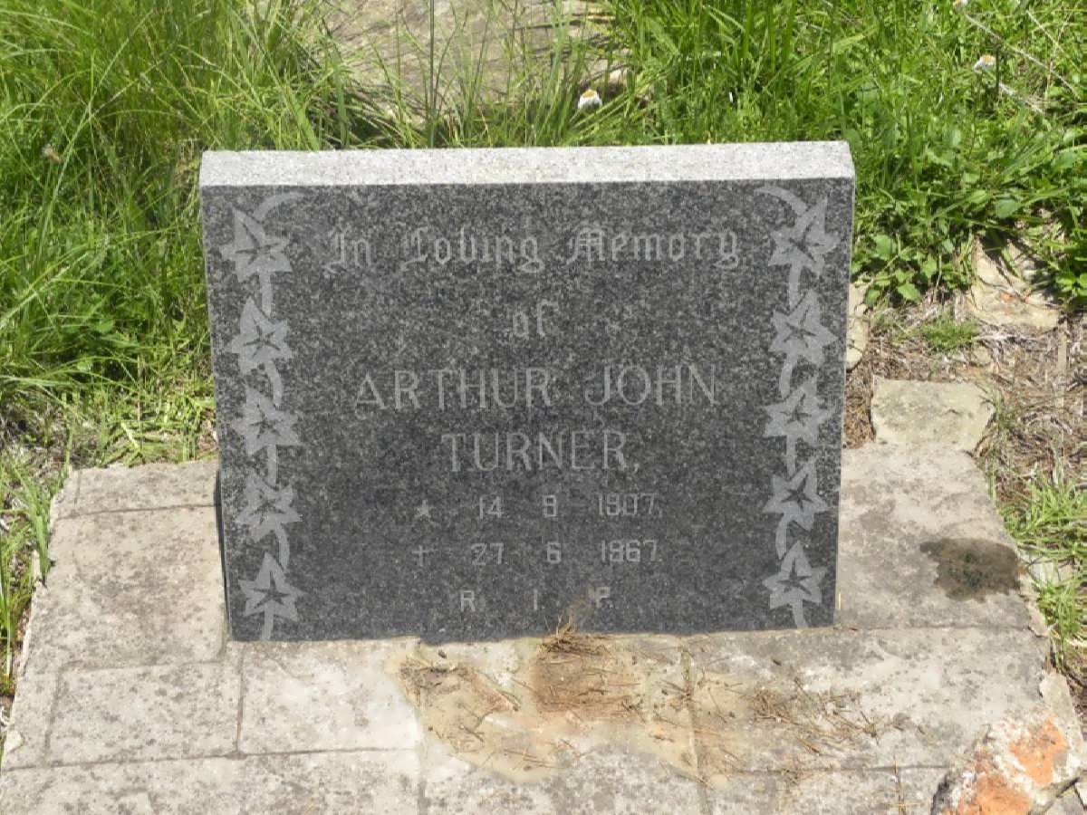 TURNER Arthur John 1907-1967