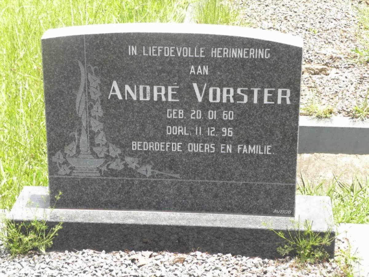 VORSTER Andre 1960-1996