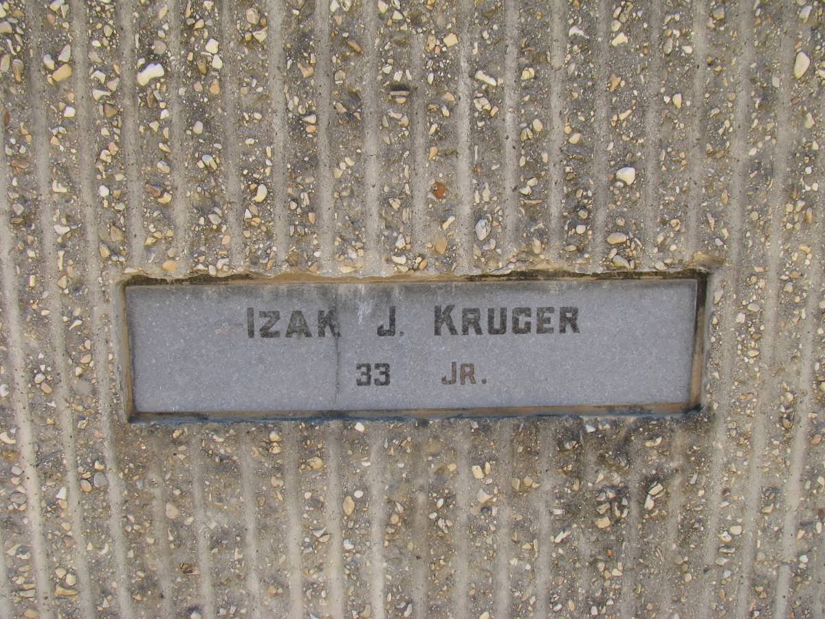 KRUGER Izak J.